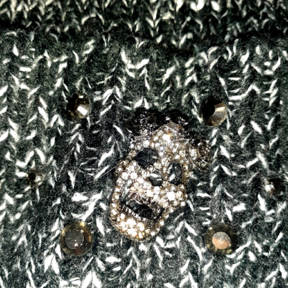 Torrid knit hat and pleather gloves